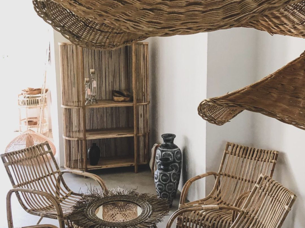 Showroom de muebles de ratán y teca de Canggu Deco